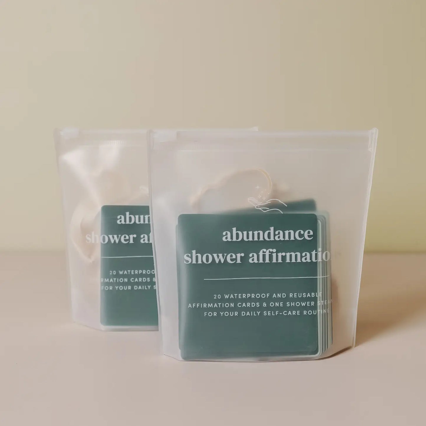 Abundance - Shower Affirmation & Steamer Set