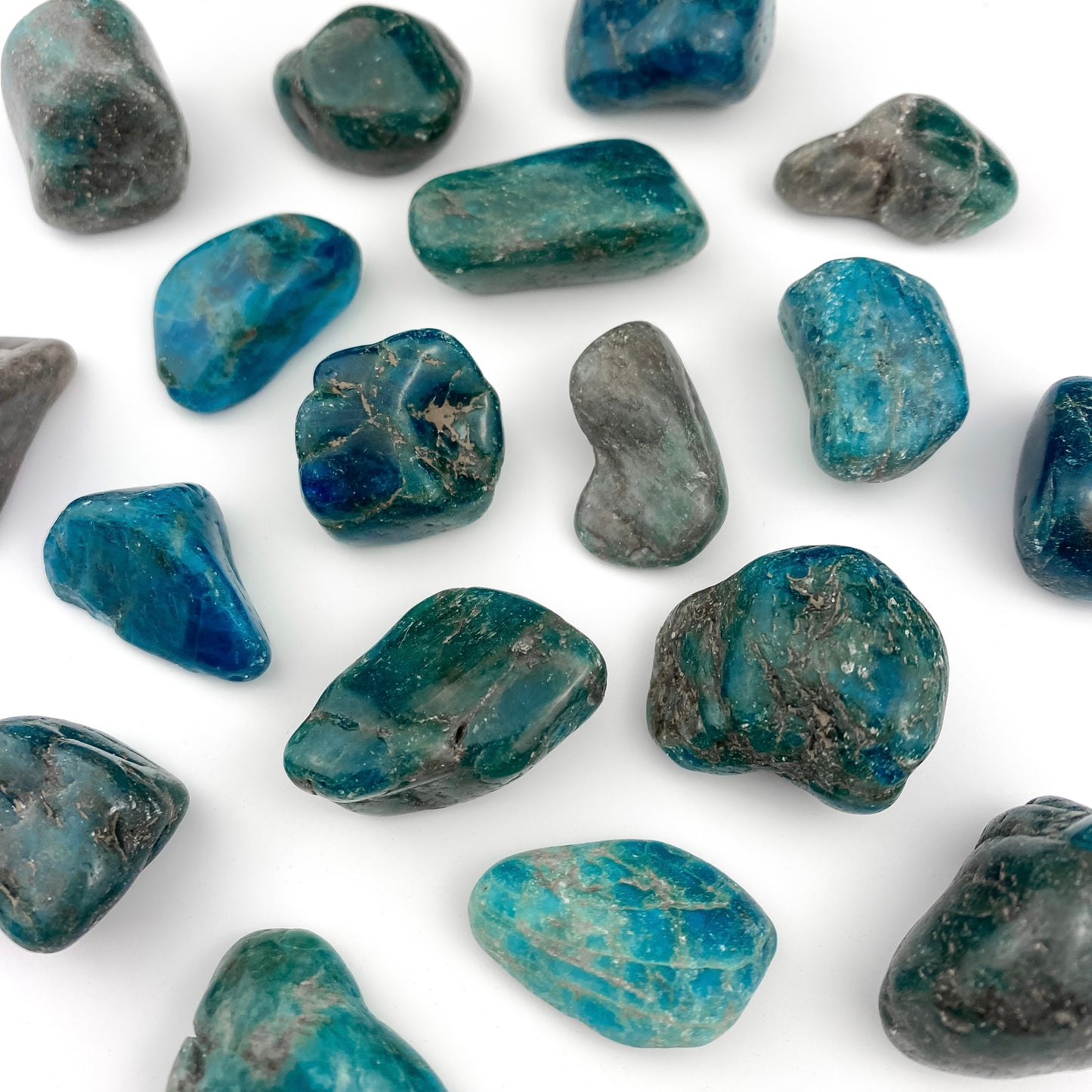Blue Apatite - Tumbled Stone
