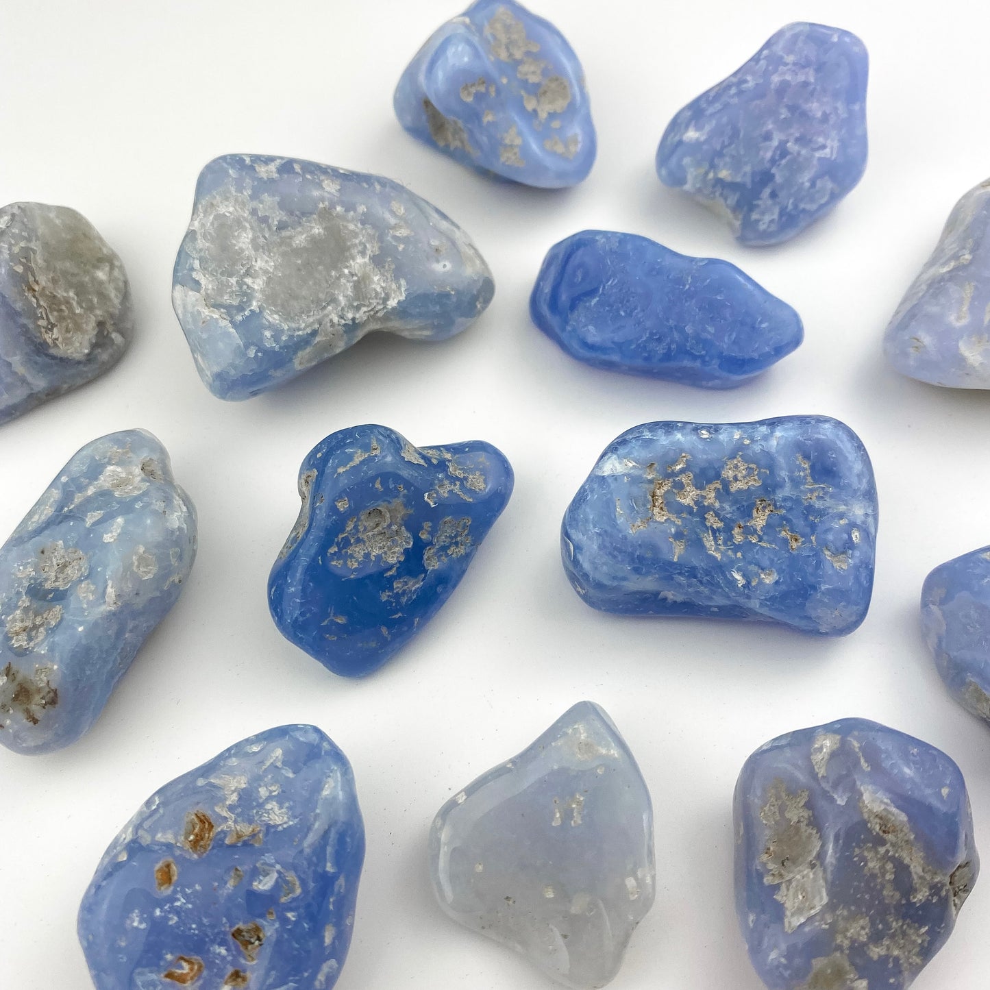 Blue Lace Agate - Tumbled Stone