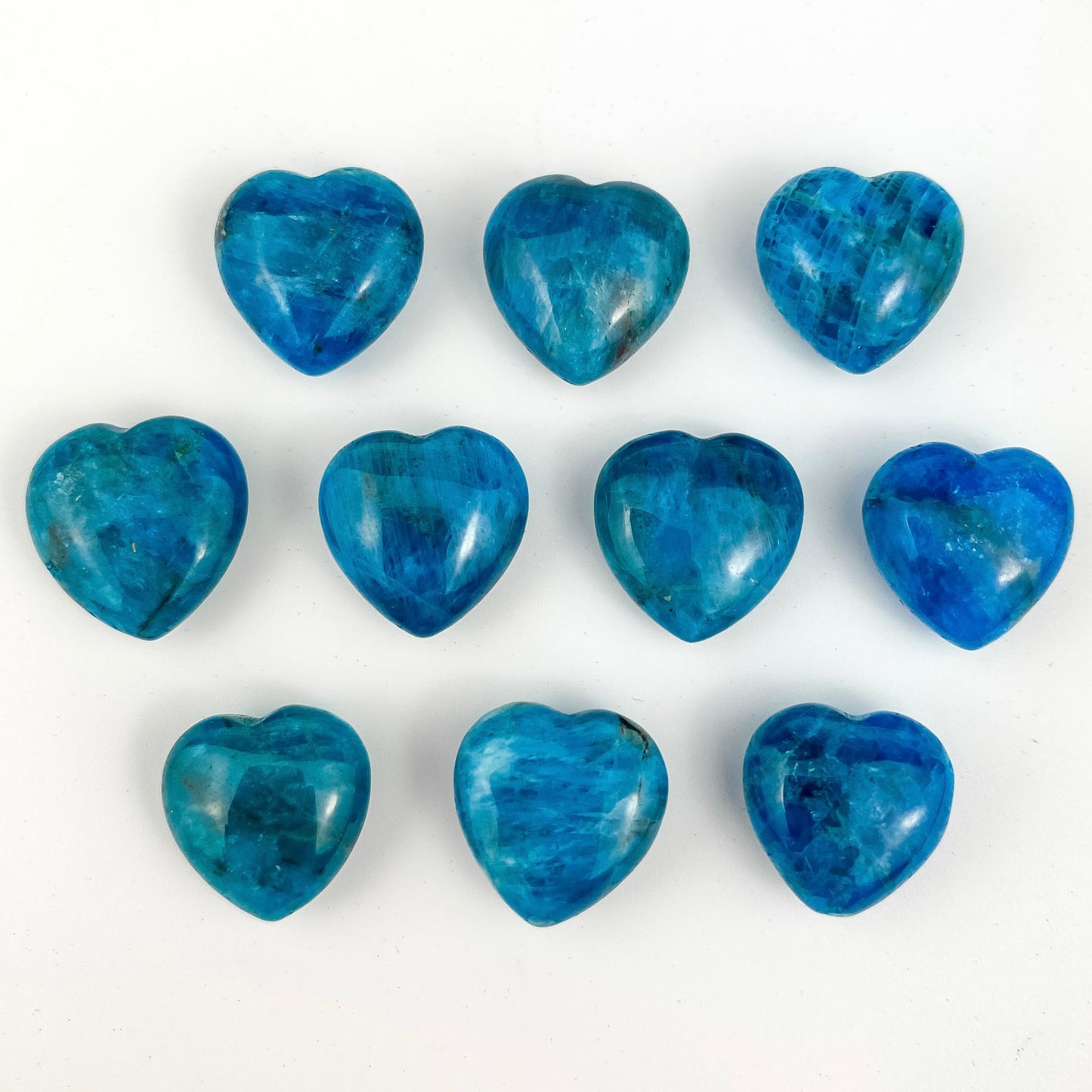 Blue Apatite - Mini Heart