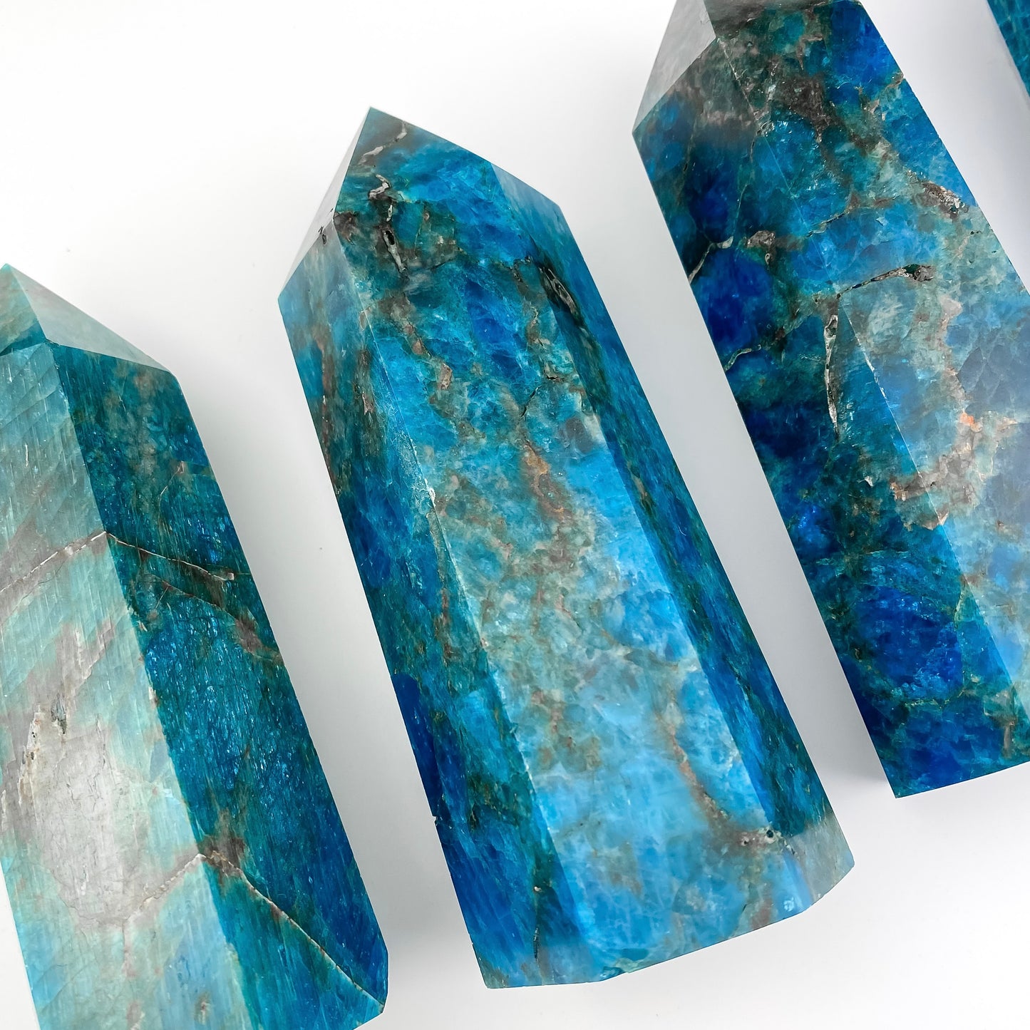 Blue Apatite Tower - Large